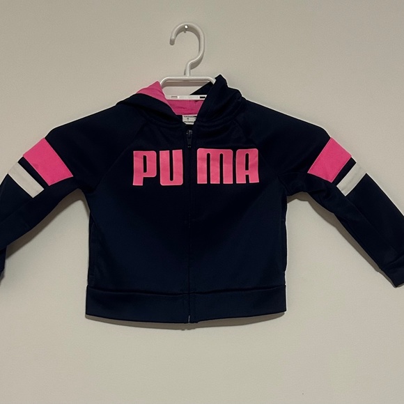 PUMA  blue and pink letter spring and autumn jacket - Picture 2 of 3